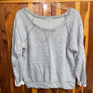 Charlotte Russe Gray Sweatshirt